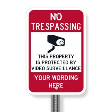 Custom Security Signs