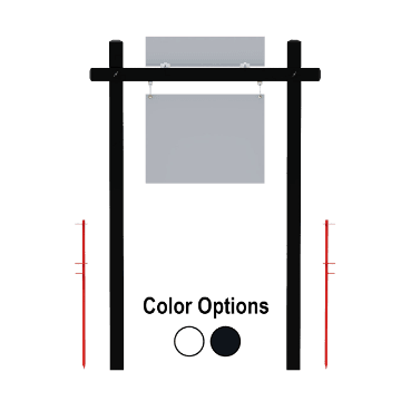 Double Aluminum Post