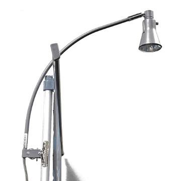 Economy Silver Retractable Light