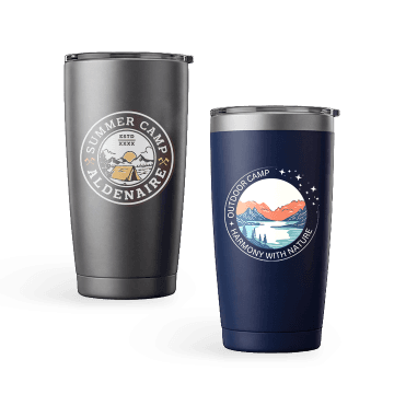 18 oz. Stainless Steel Tumbler with Lid