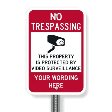 Custom Security Signs